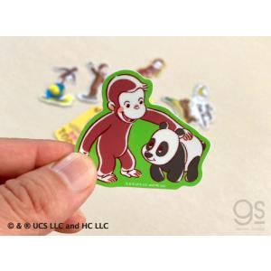 おさるのジョージ ダイカットミニステッカー ア...の詳細画像1