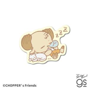 CHOPPER's ダイカットクロスステッカー おやすみ トニートニー・チョッパー アニメ スマホ 手帳 可愛い キャラクター gs 公式グッズ CHP003