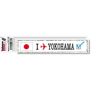 フットプリントステッカー FP017-15 横浜 YOKOHAMA スーツケース ステッカー トラベル グッズ｜we-love-sticker