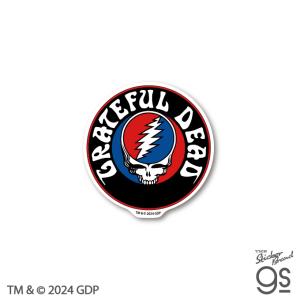 GRATEFUL DEAD ダイカットステッカー サークル ロゴ グレイトフル・デッド バンド アメリカ 音楽 ROCK グッズ gs 公式グッズ GFD-006｜we-love-sticker