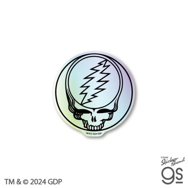 GRATEFUL DEAD ホログラムステッカー STEAL YOUR FACE サークル グレイト...