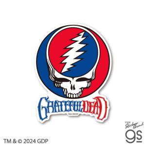 GRATEFUL DEAD ビッグサイズステッカー ロゴ サークル グレイトフル・デッド バンド アメリカ 音楽 ROCK グッズ gs 公式グッズ GFD-021｜we-love-sticker