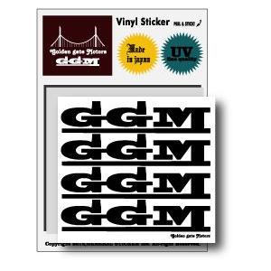 GGM06 Logo ステッカー ゴールデンゲートモータース｜we-love-sticker