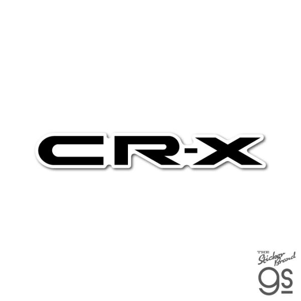 Honda四輪ロゴ CR-X(1987) ダイカットステッカー 車 自動車 コレクション カスタム ...
