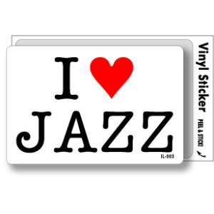 アイラブステッカー IL003 I love JAZZ