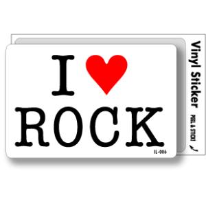 アイラブステッカー IL006 I love ROCKの商品画像