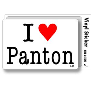 アイラブステッカー ILBT016 I love Panton パントン