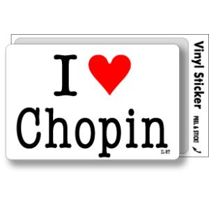 アイラブステッカー ILBT129 I LOVE Chopin ショパン