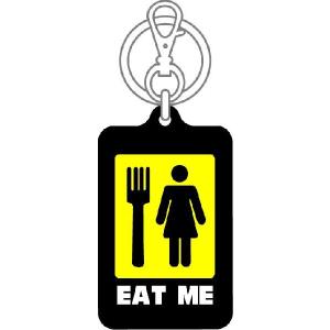 オリジナルキーホルダー KNM041 EAT MEの詳細画像1
