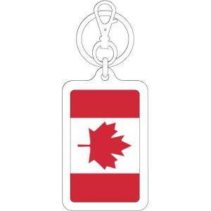 KSK214 カナダ CANADA 国旗キーホルダー 旅行 スーツケース｜we-love-sticker