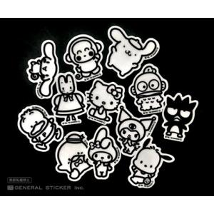 シナモロール 線画 透明 キャラクターステッカ...の詳細画像3