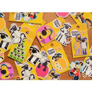 ひつじのショーン ミニステッカー リンゴ ティ...の詳細画像3