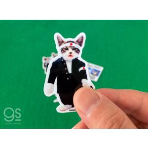 なめ猫 ミニステッカー ツーショット キャラク...の詳細画像1