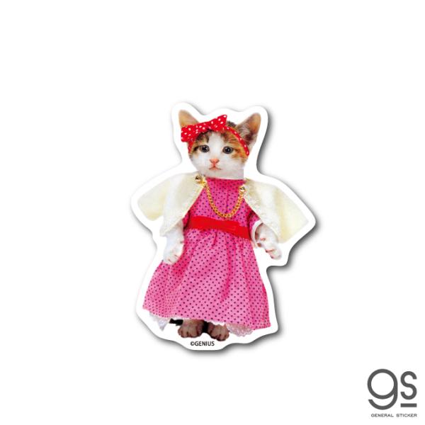 なめ猫 ミニステッカー ドレス キャラクターステッカー 懐かし なめ猫グッズ 昭和 レトロ 猫 LC...
