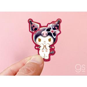 クロミステッカー リボン KUROMI 真夜中...の詳細画像1