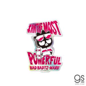 バッドばつ丸 ホログラムステッカー BAD BADTZ-MARU キャラクターステッカー サンリオ ストリートファッション スケーター かわいい LCS1598
