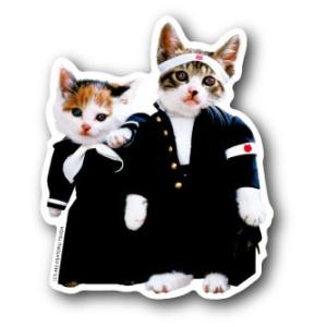 なめ猫 キャラクターステッカー 学ラン03 LCS440 懐かし 80年代 なめ猫グッズ 昭和 レト...