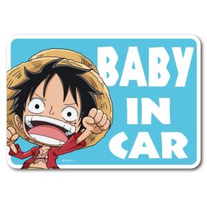 ONE PIECE ワンピース ベビーインカー ステッカー LCS520 ルフィ BABY IN CAR｜we-love-sticker