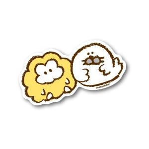 もくもくちゃん ステッカー もくもくちゃんとアザラシ LCS569