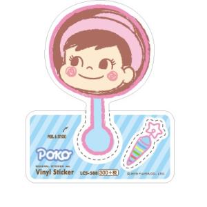 不二家ステッカー ポコちゃん チョコレート LCS588 お菓子 ステッカー FUJIYA ペコちゃん グッズ｜we-love-sticker