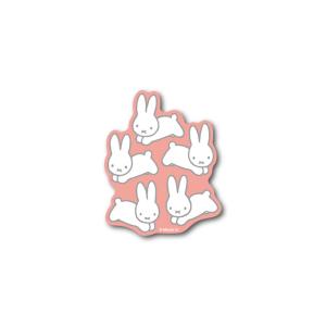 miffy ダイカットビニールミニステッカー うさぎ キャラクターステッカー