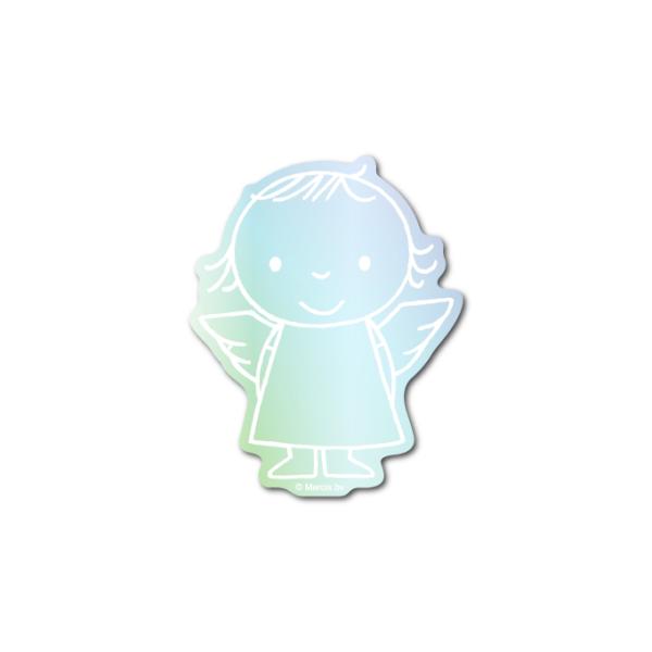 miffy ホログラムステッカー 天使 キャラクター 絵本 イラスト かわいい こども うさぎ gs...