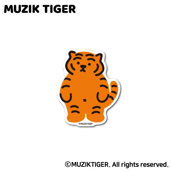 MUZIK TIGER ダイカットミニステッカー 立ち オシャレ ムジークタイガー 韓国 トレンド ...