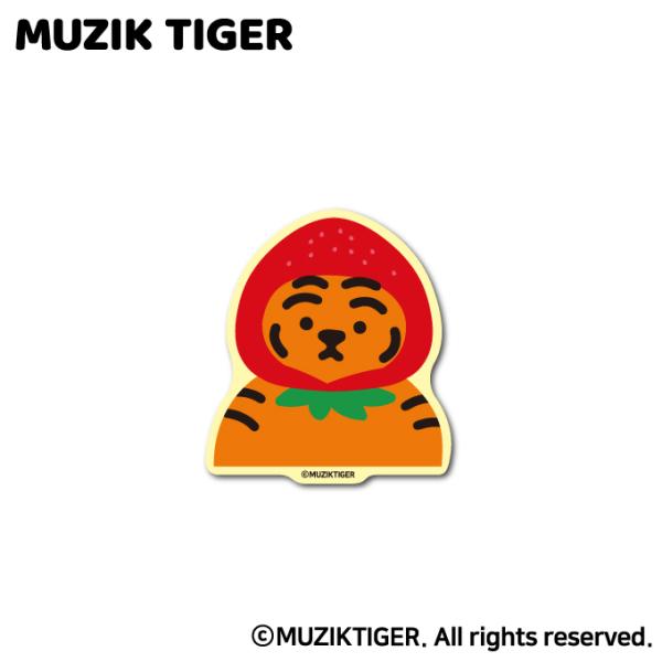 MUZIK TIGER ダイカットミニステッカー いちご オシャレ ムジークタイガー 韓国 トレンド...