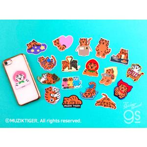 MUZIK TIGER ダイカットミニステッカ...の詳細画像2