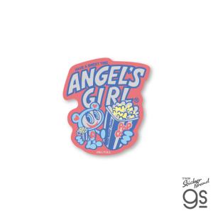 エンジェルブルー ダイカットミニステッカー ANGEL'S GIRL キャラクター ANGEL BLUE 平成 カワイイ gs 公式グッズ NAR-005