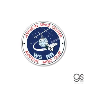 NASA ミニステッカー ジョンソンスペースセンター エンブレム 宇宙 スペースシャトル ステッカー NASA043 gs 公式 グッズ