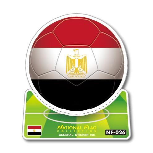 サッカーボールステッカー エジプト EGYPT NF026 スポーツステッカー ワールドカップ