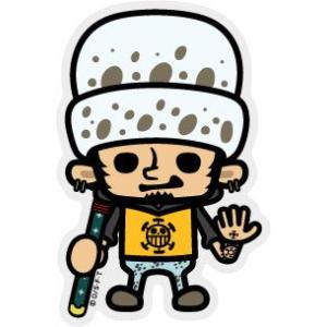ワンピース パンソンワークス コラボステッカー トラファルガー ロー Sサイズ OPS26 ONE PIECE ステッカー グッズ