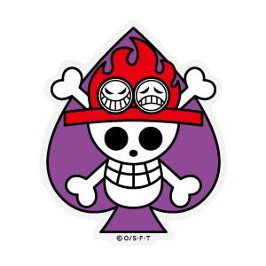 ONE PIECE ワンピースステッカー OPS78 エース海賊旗 Sサイズ ワンピース公式グッズ｜we-love-sticker