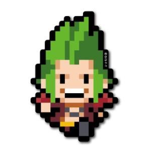 ONE PIECEステッカー 全40種 ピクセルワンピース ノーマルサイズ ONE PIECE ドット絵