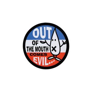 コトワザステッカー 口は災いの元 PROVERB DECALS PS034 シックス