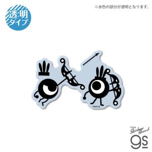パタポン1+2 リプレイ ダイカットクリアステッカー ゆみポン PATAPON ゲーム 透明 スマホ スーツケース キャラクター gs 公式グッズ PTPN004