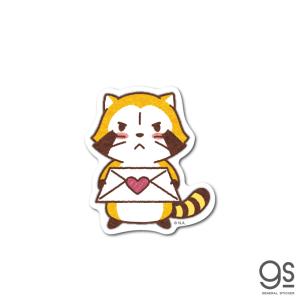 ラスカル ミニステッカー ラブレター キャラクターステッカー あらいぐま アニメ 人気 かわいい RAS002 gs 公式グッズ