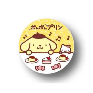 SC06 ポムポムプリン キラキラ缶バッジ SANRIO サンリオ : ゼネラル