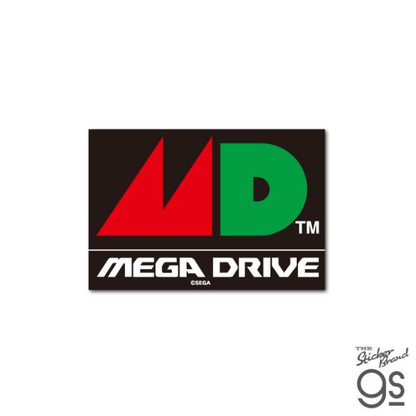 セガハード ダイカットステッカー MEGADRIVE ロゴ SEGA セガ カードゲーム ゲーム機 ...