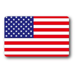 SK207 国旗ステッカー アメリカ U.S.A. 100円国旗 旅行 スーツケース 車 PC スマホ