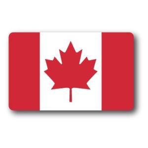 SK214 国旗ステッカー カナダ CANADA 100円国旗 旅行 スーツケース 車 PC スマホ｜we-love-sticker