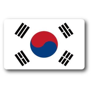 SK221 国旗ステッカー 韓国 KOREA 100円国旗 旅行 スーツケース 車 PC スマホ