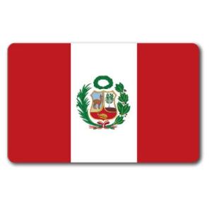 SK249 国旗ステッカー ペルー PERU 100円国旗 旅行 スーツケース 車 PC スマホ