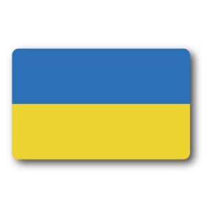 SK257 国旗ステッカー ウクライナ UKRAINE 100円国旗 旅行 スーツケース 車 PC スマホ