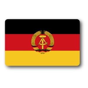 SK377 国旗ステッカー 東ドイツ EAST GERMANY 100円国旗 旅行 スーツケース 車 PC スマホ
