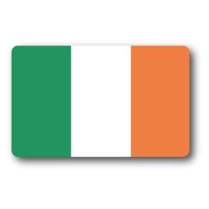 SK381 国旗ステッカー アイルランド IRELAND 100円国旗 旅行 スーツケース 車 PC スマホ｜we-love-sticker