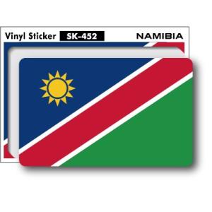 SK452 国旗ステッカー ナミビア NAMIBIA 100円国旗 旅行 スーツケース 車 PC スマホ｜we-love-sticker