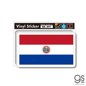 国旗ステッカー パラグアイ PARAGUAY 旅行 スーツケース 車 PC フラッグ 国旗 SK491 gs グッズ｜we-love-sticker