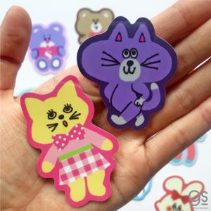 SWIMMER クマ ミニステッカー キャラク...の詳細画像1